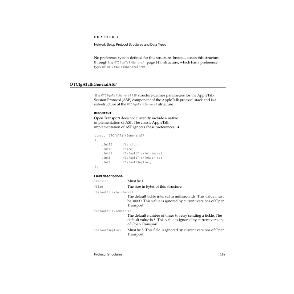Otcfgatalkgeneralasp | Apple Network Setup User Manual | Page 149 / 184