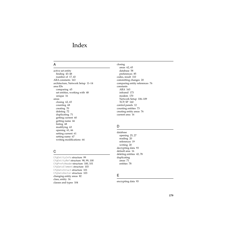 Index | Apple Network Setup User Manual | Page 179 / 184