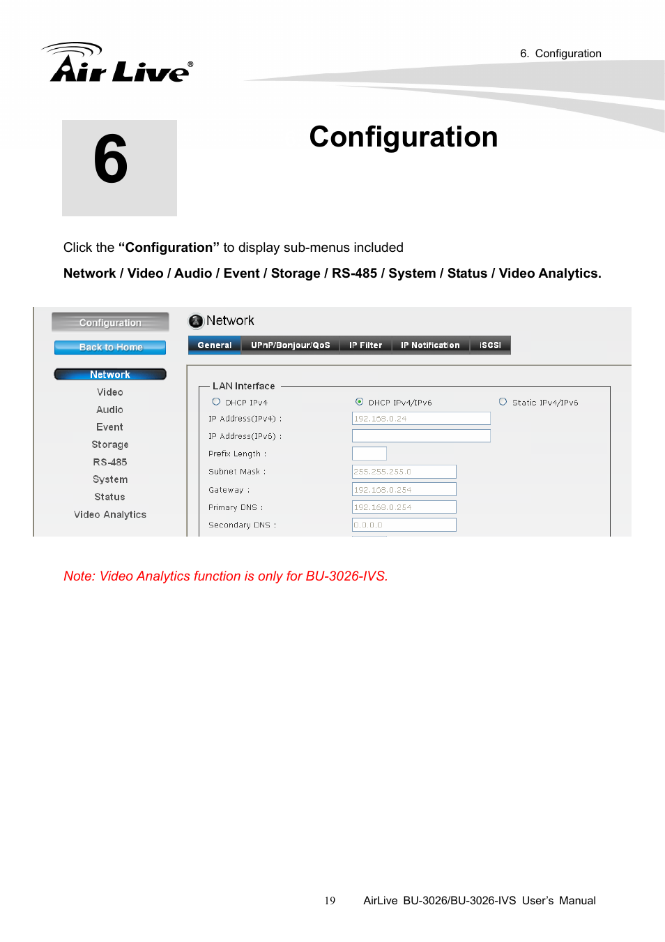 Configuration | AirLive BU-3026-IVS User Manual | Page 23 / 64