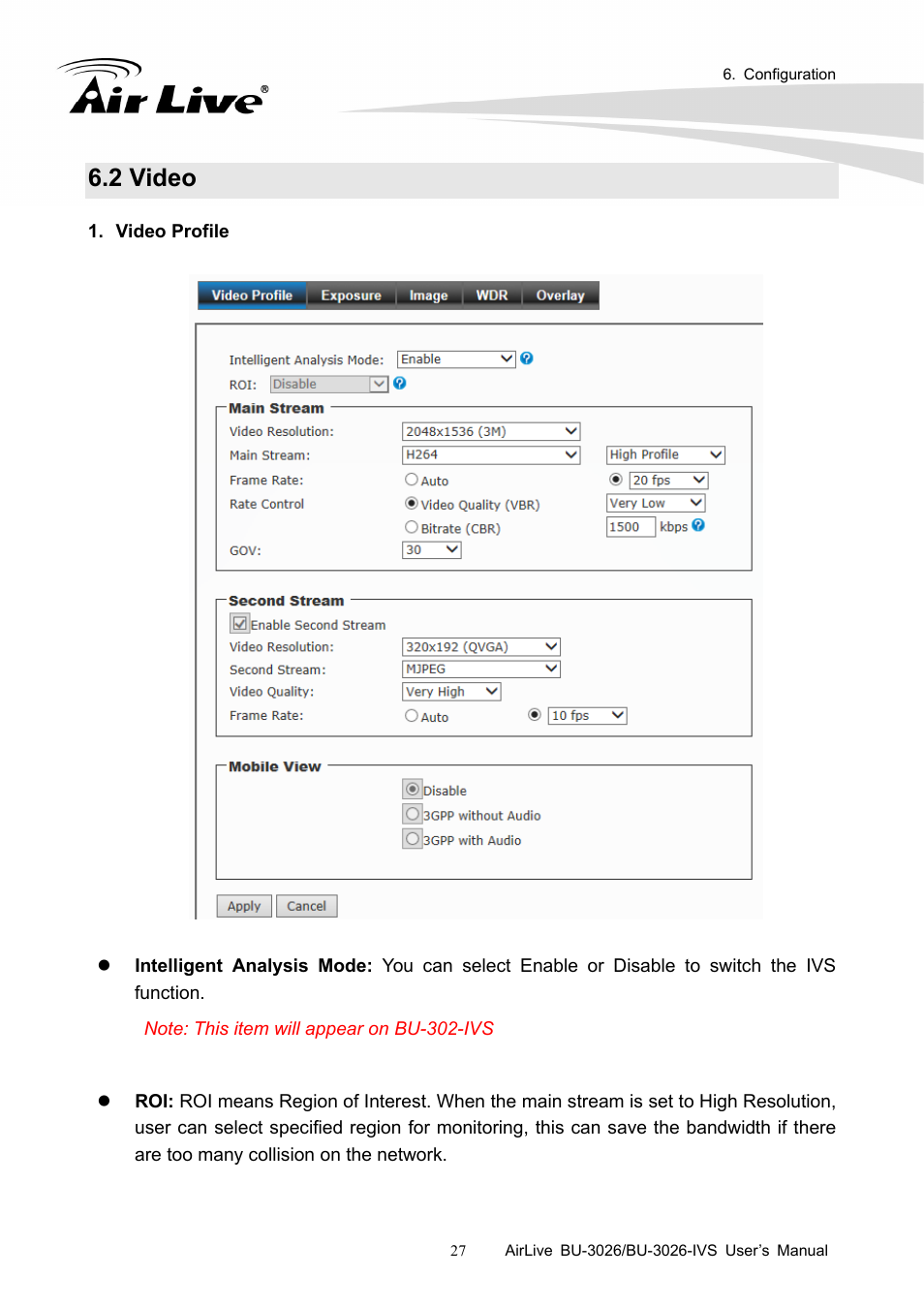 2 video | AirLive BU-3026-IVS User Manual | Page 31 / 64