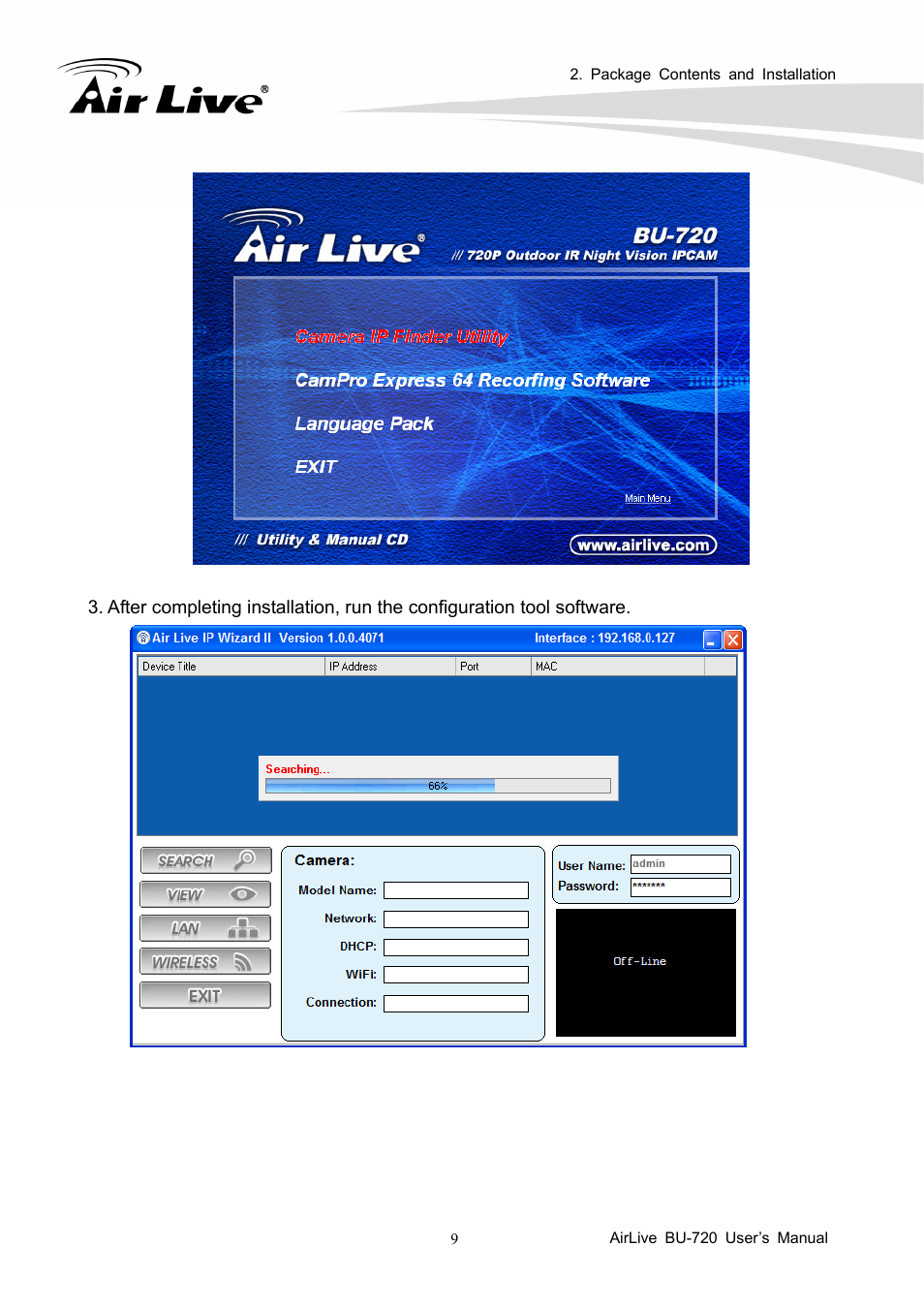 AirLive BU-720 User Manual | Page 14 / 59
