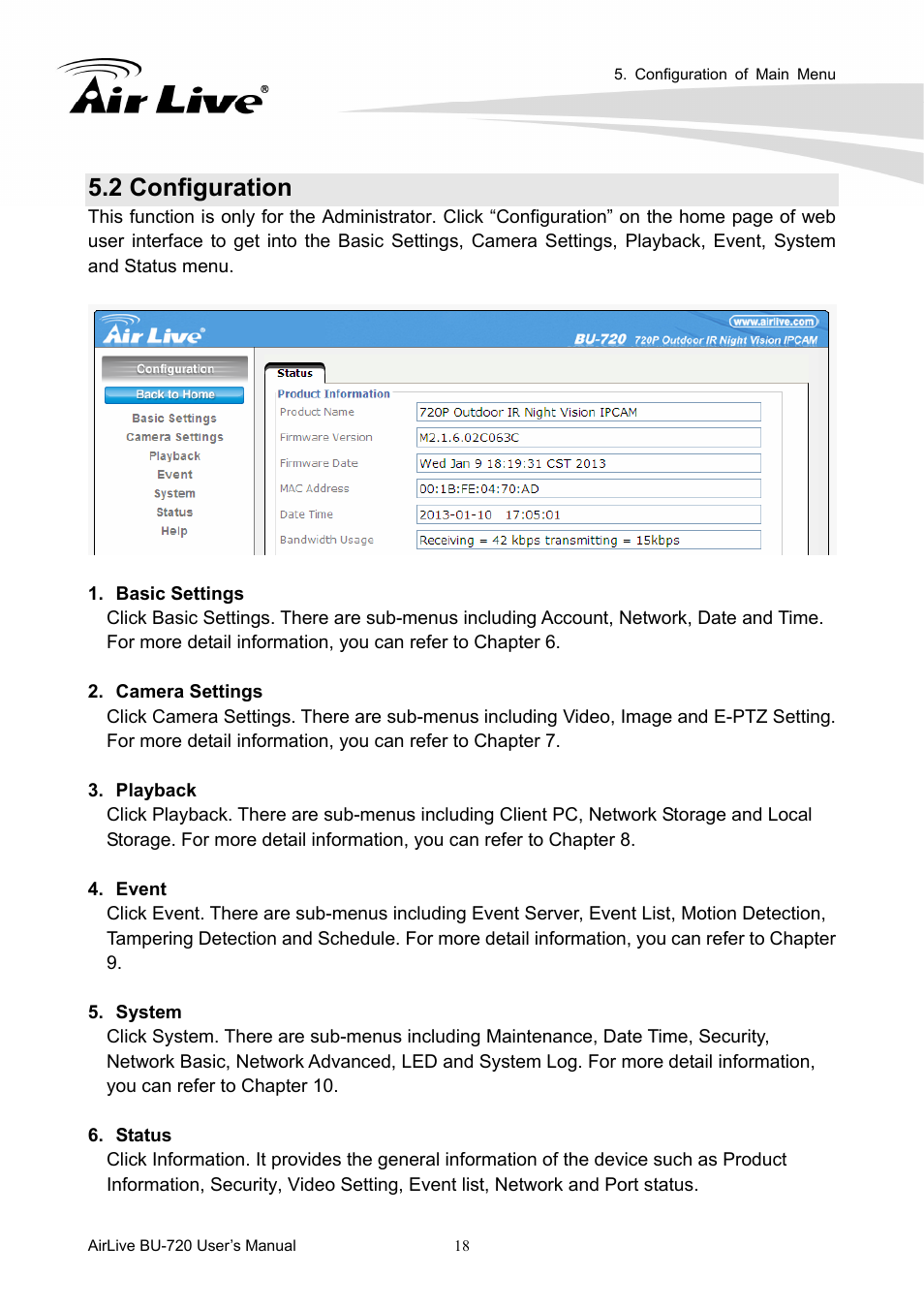 2 configuration | AirLive BU-720 User Manual | Page 23 / 59