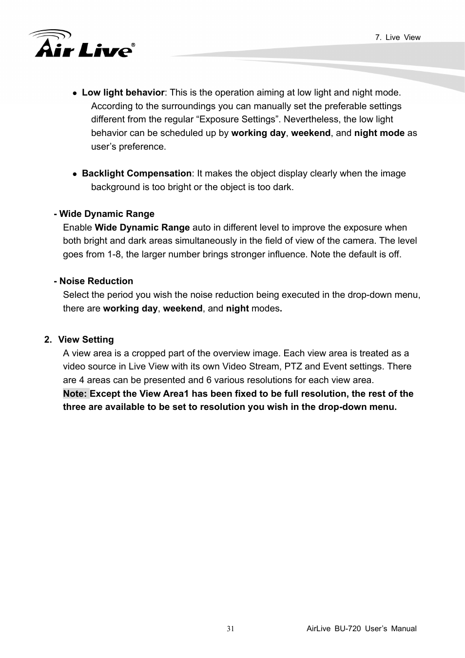 AirLive BU-720 User Manual | Page 36 / 59