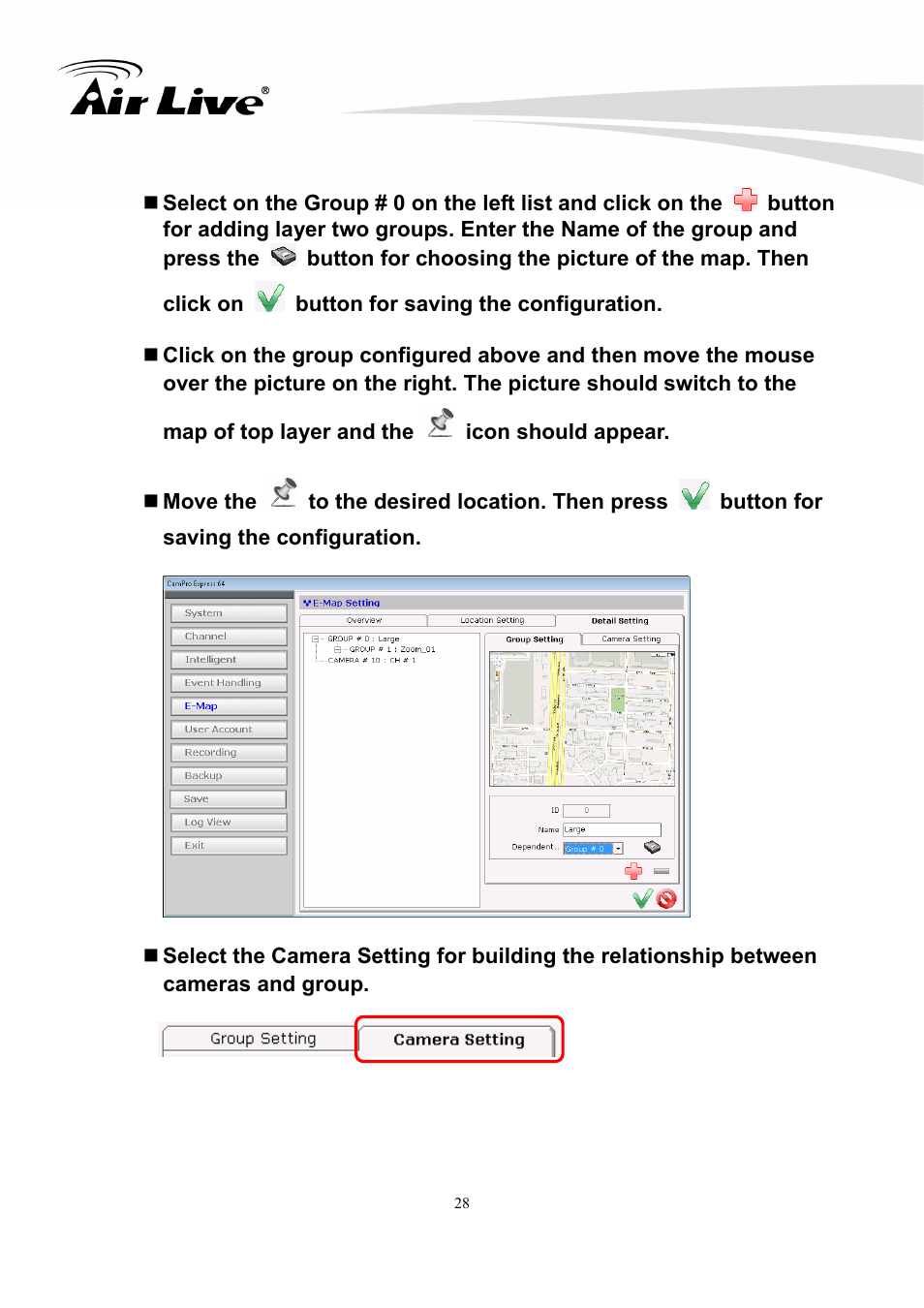 AirLive CamPro Express 64 User Manual | Page 29 / 68