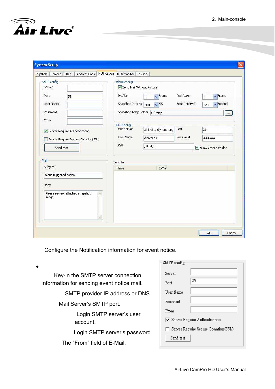 AirLive CamPro HD User Manual | Page 52 / 120