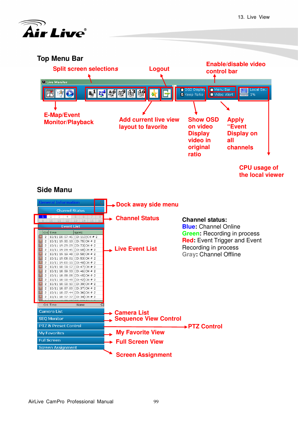 AirLive CamPro Professional User Manual | Page 105 / 178