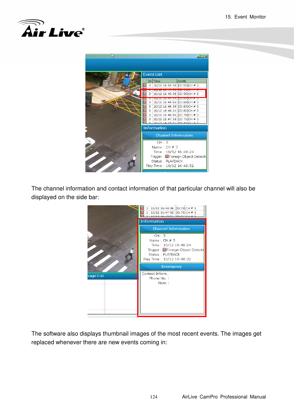 AirLive CamPro Professional User Manual | Page 130 / 178