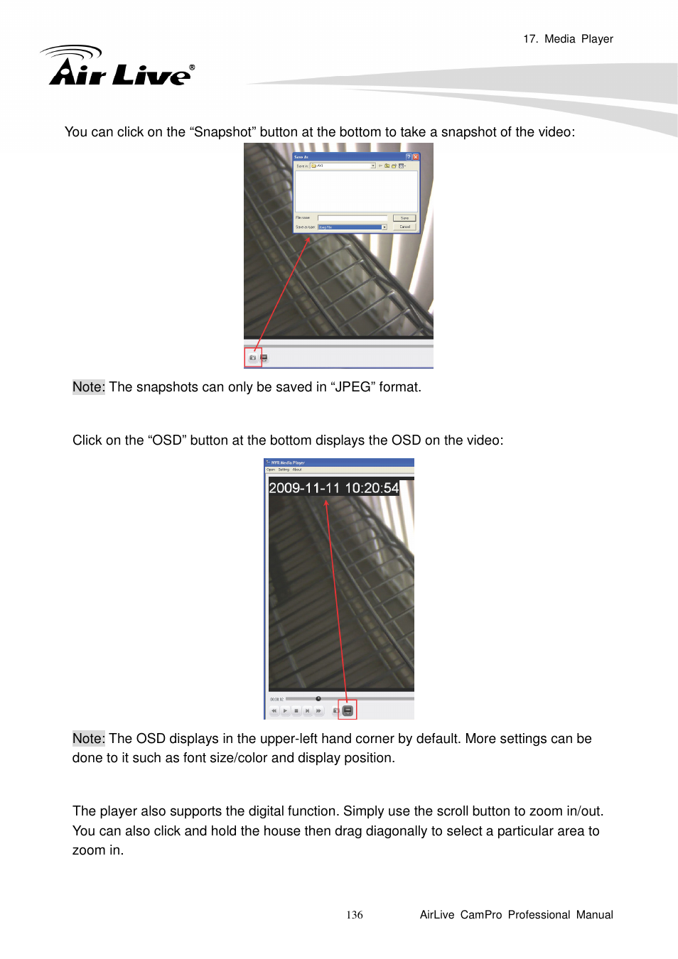 AirLive CamPro Professional User Manual | Page 142 / 178