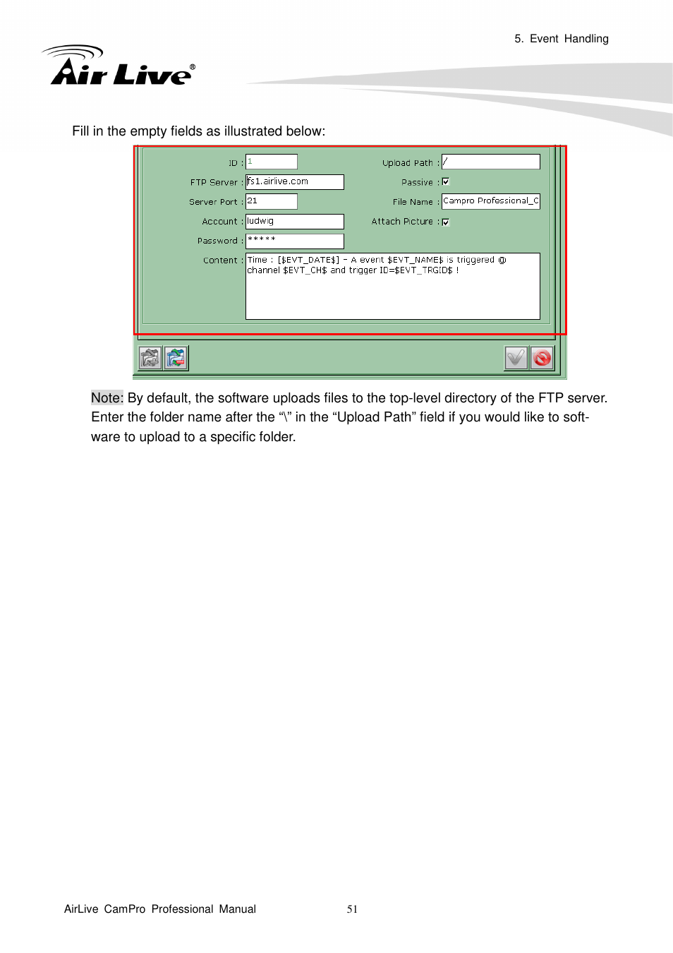 AirLive CamPro Professional User Manual | Page 57 / 178