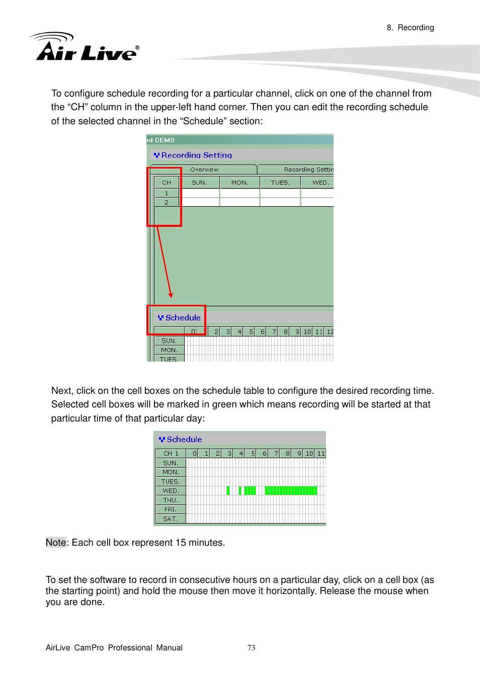 AirLive CamPro Professional User Manual | Page 79 / 178