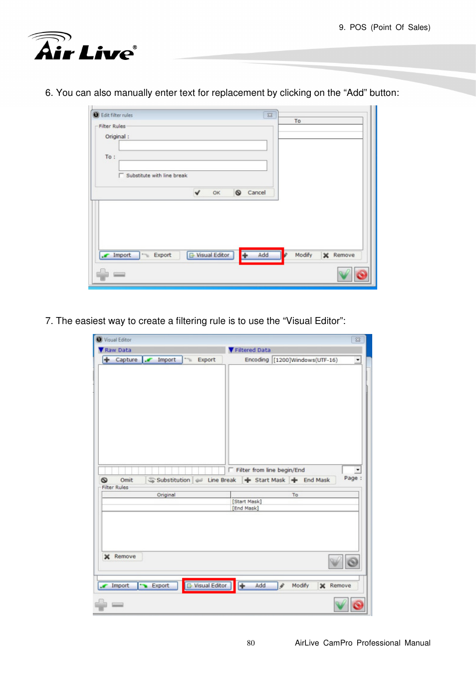 AirLive CamPro Professional User Manual | Page 86 / 178