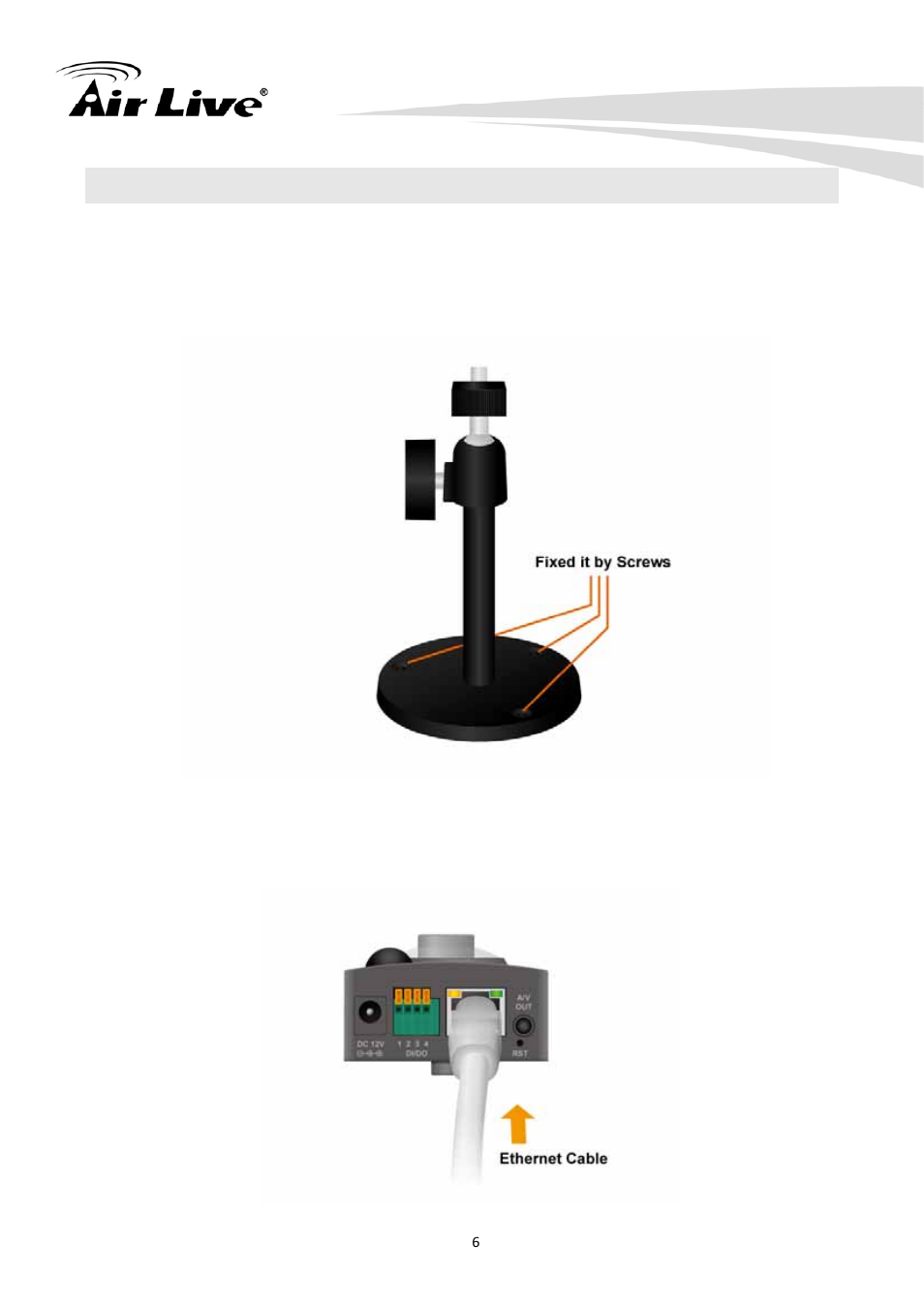 6 hardware installation | AirLive CU-720PIR User Manual | Page 11 / 97