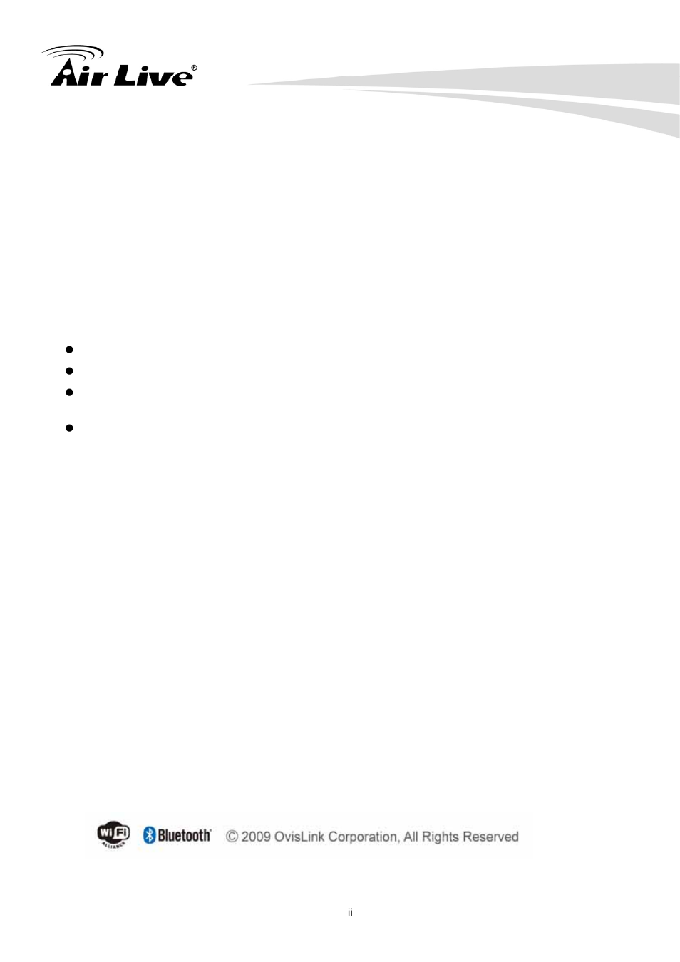 Fcc statement | AirLive CU-720PIR User Manual | Page 3 / 97