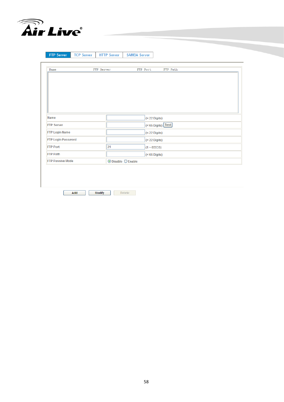 AirLive CU-720PIR User Manual | Page 63 / 97