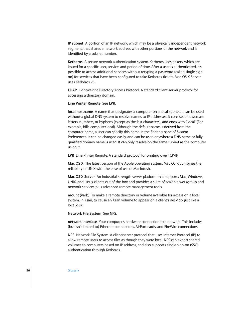 Apple Mac OS User Manual | Page 36 / 42