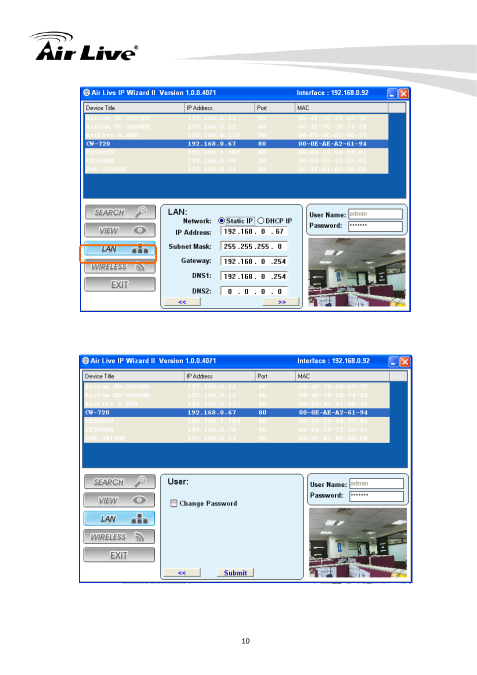 AirLive CW-720 User Manual | Page 15 / 99
