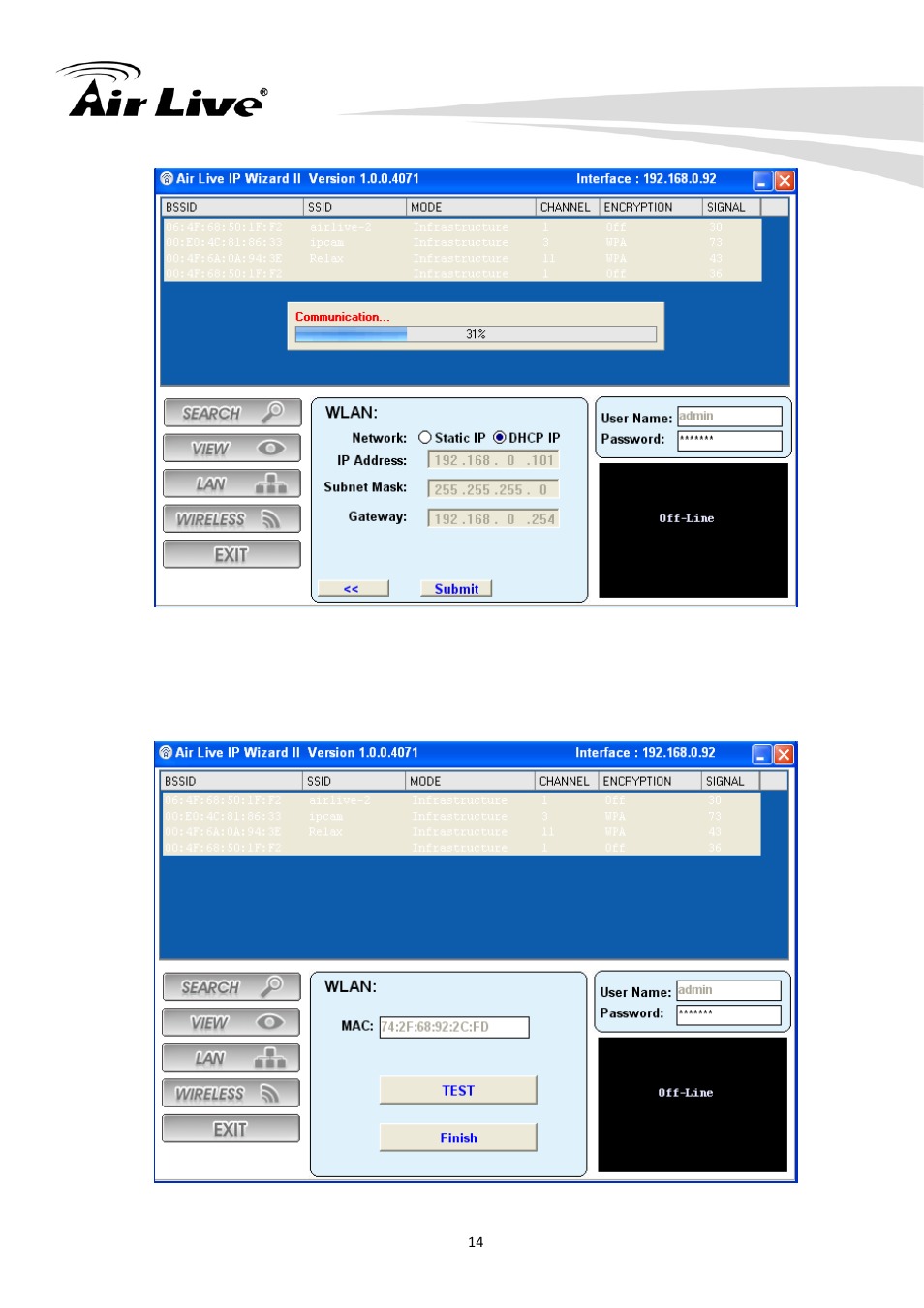 AirLive CW-720 User Manual | Page 19 / 99