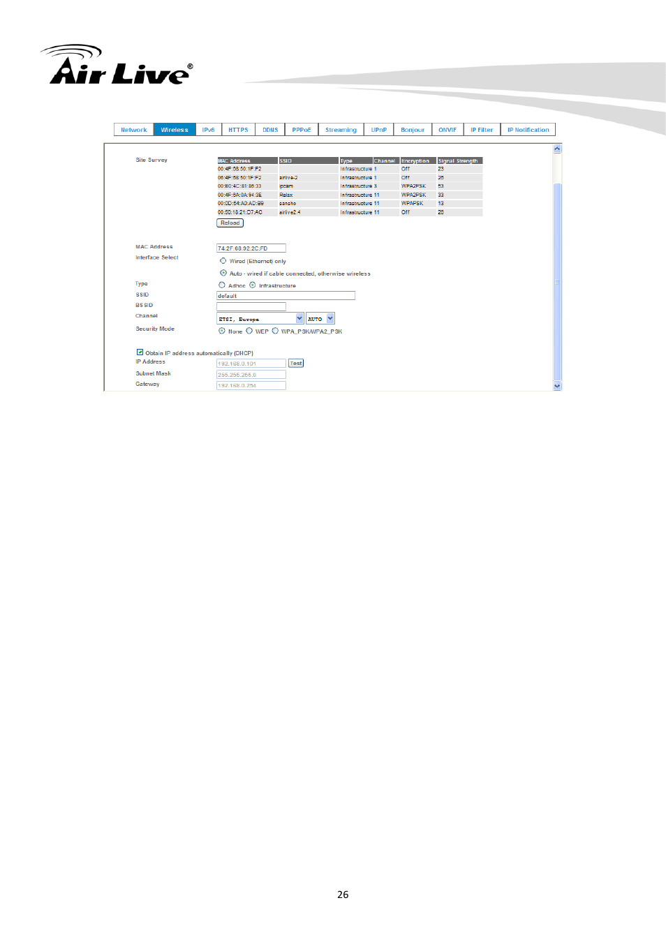 AirLive CW-720 User Manual | Page 31 / 99