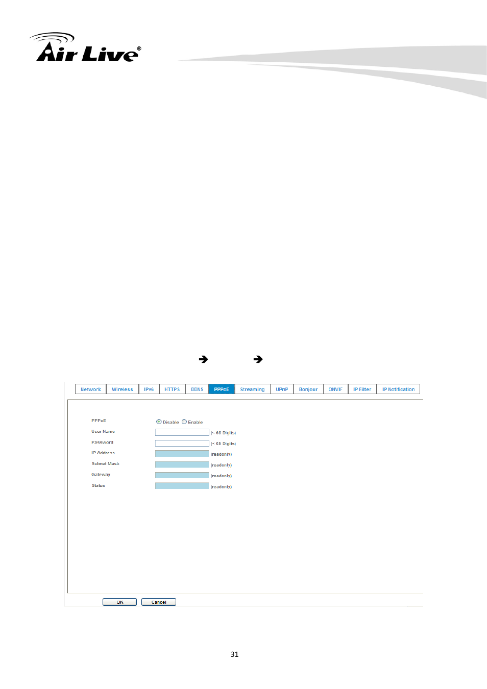 6 pppoe | AirLive CW-720 User Manual | Page 36 / 99