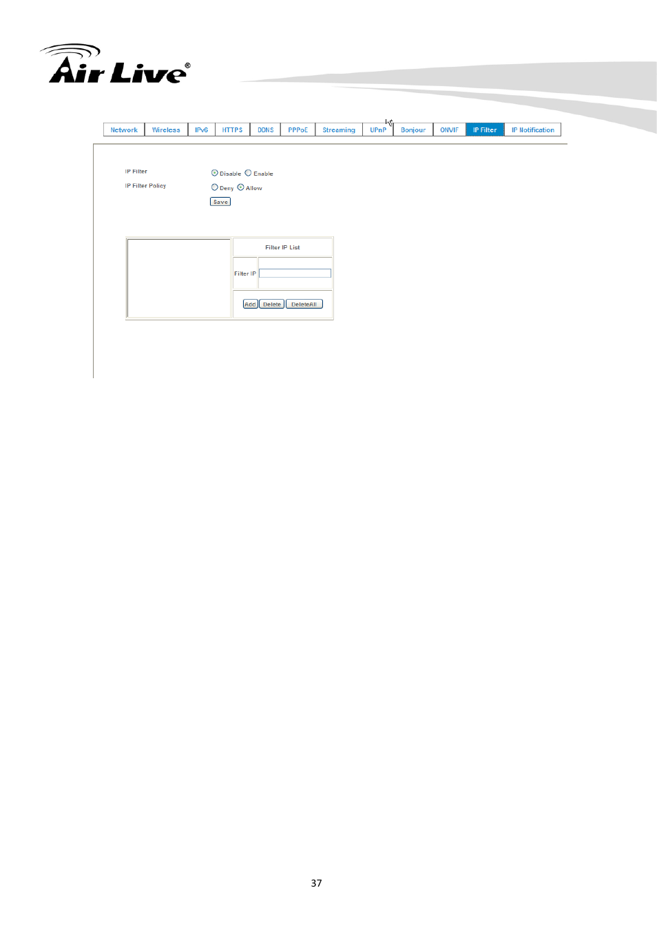 12 ip notification | AirLive CW-720 User Manual | Page 42 / 99