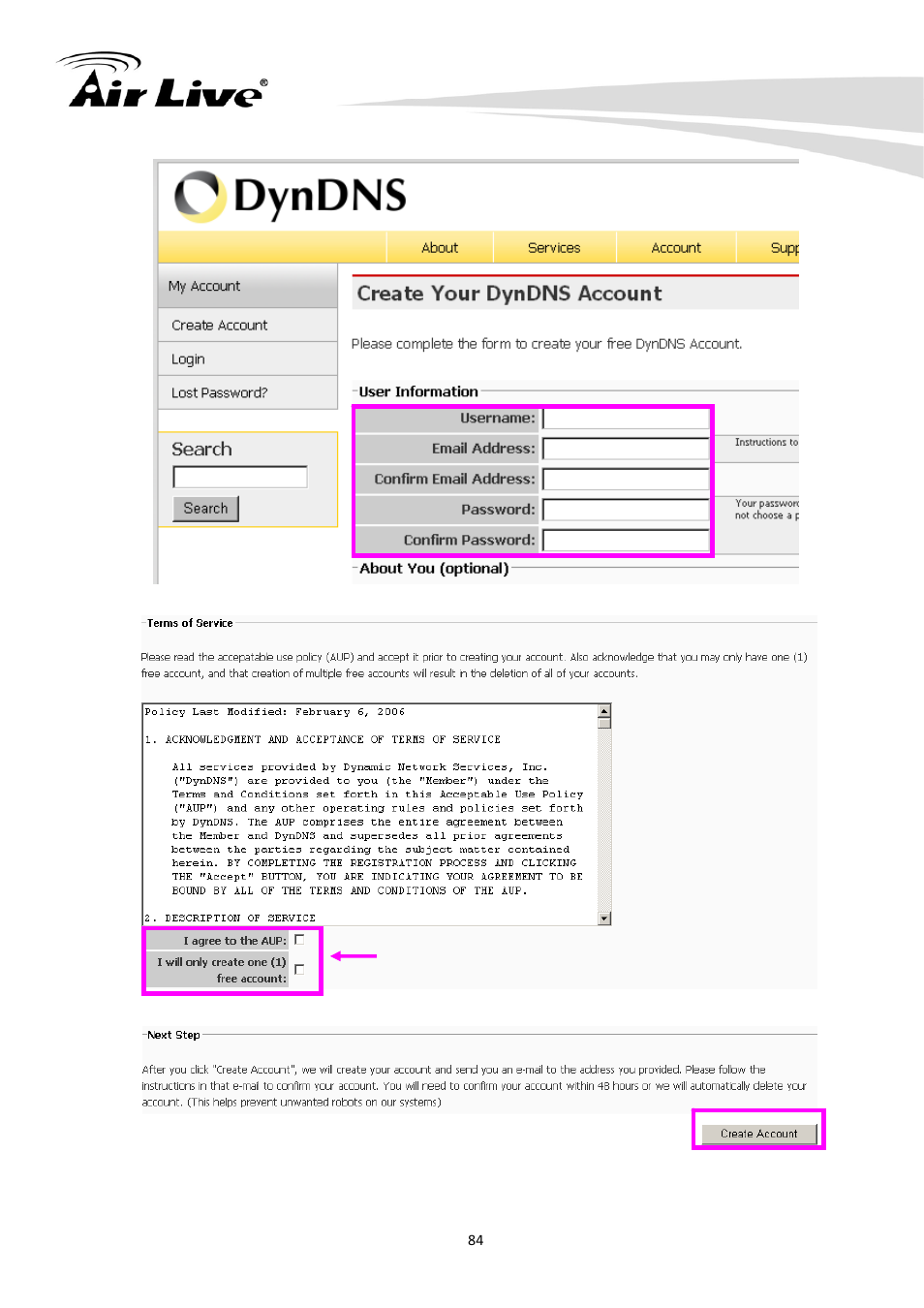 AirLive CW-720 User Manual | Page 89 / 99