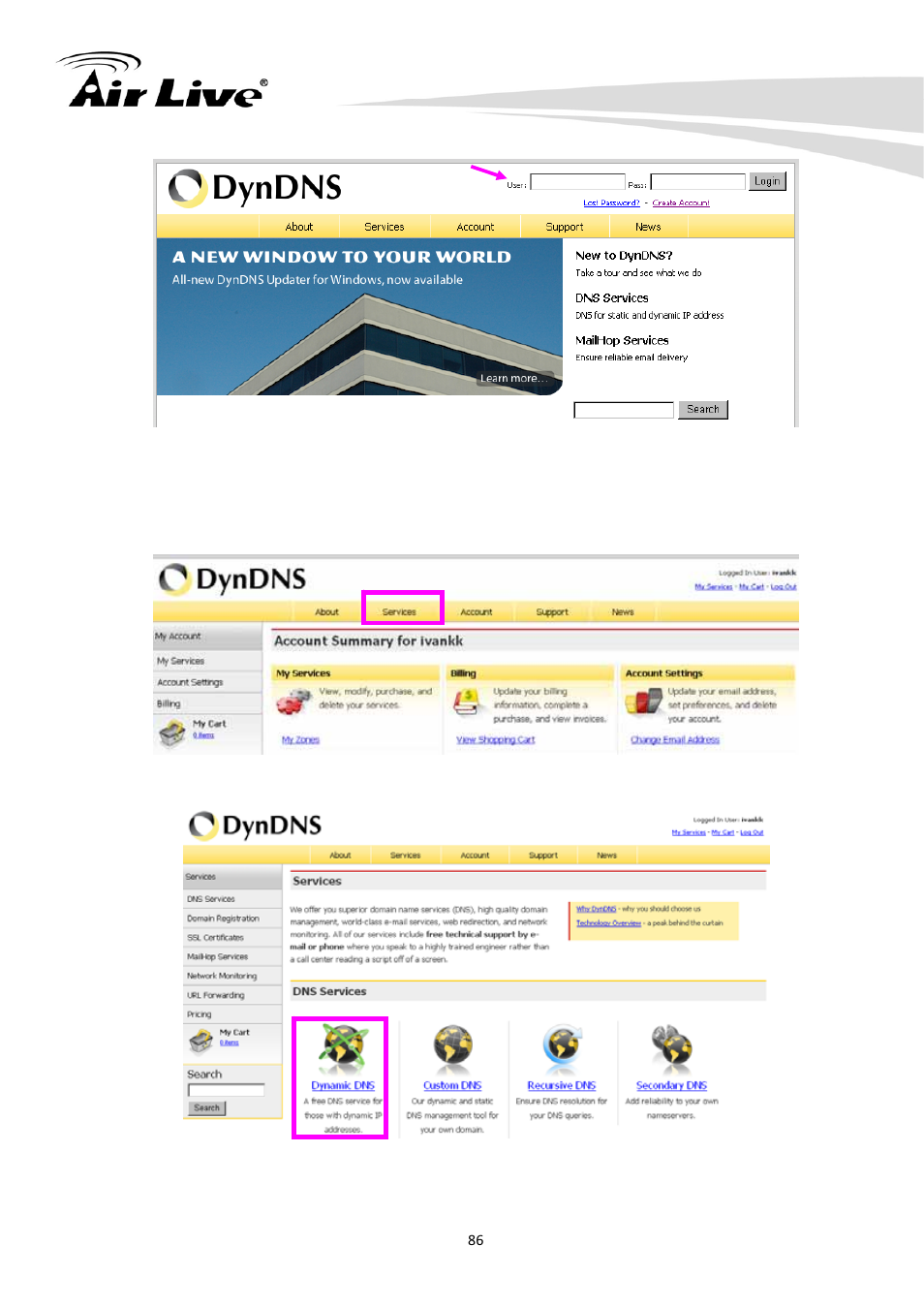 AirLive CW-720 User Manual | Page 91 / 99