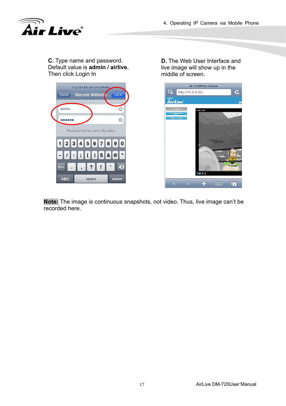 AirLive DM-720 User Manual | Page 22 / 61