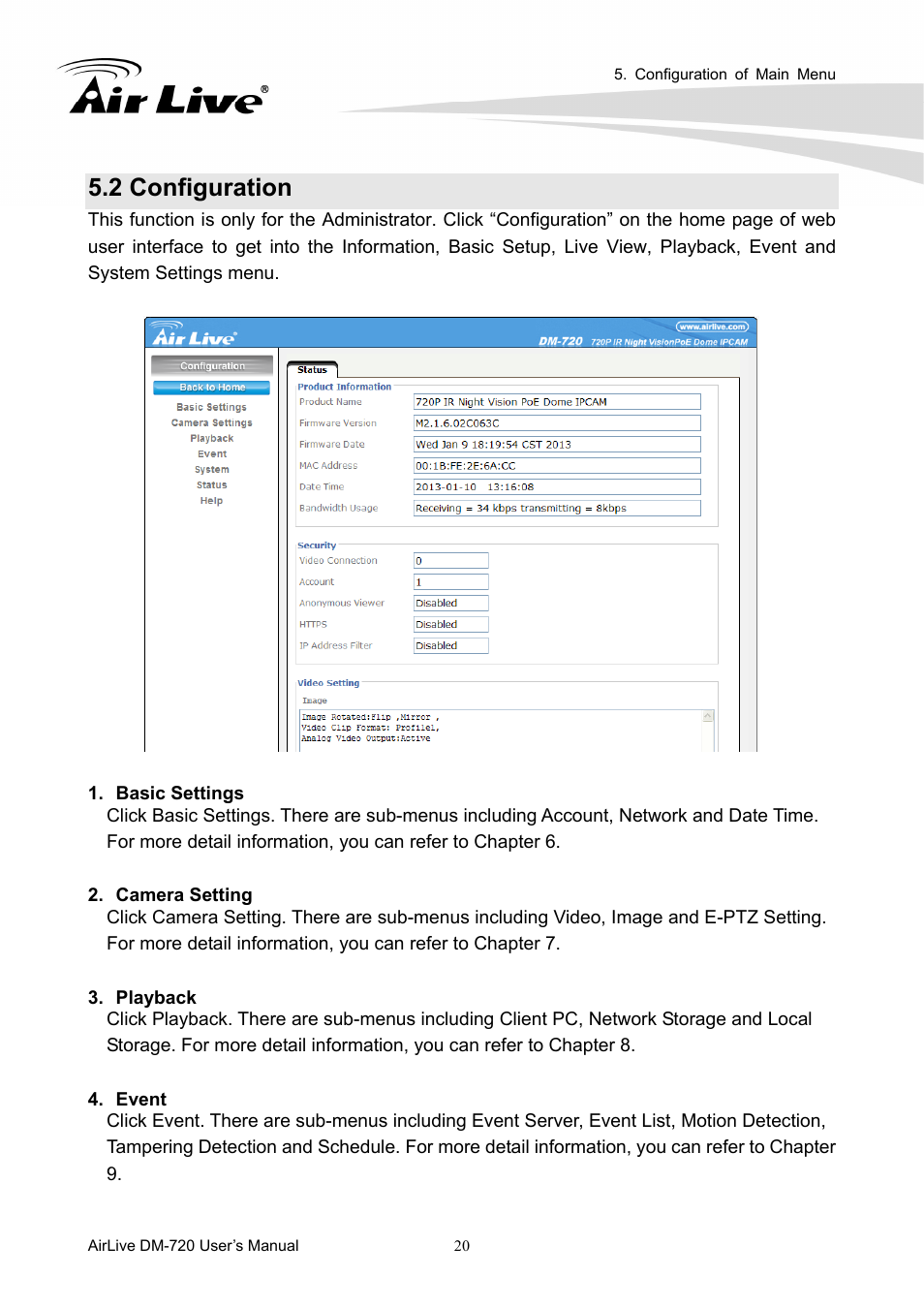 2 configuration | AirLive DM-720 User Manual | Page 25 / 61