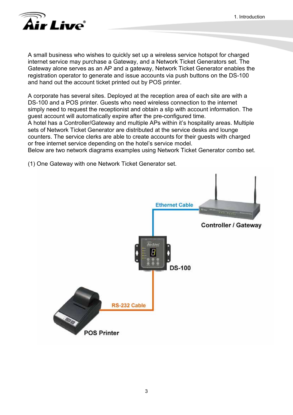 AirLive DS-100 User Manual | Page 5 / 34