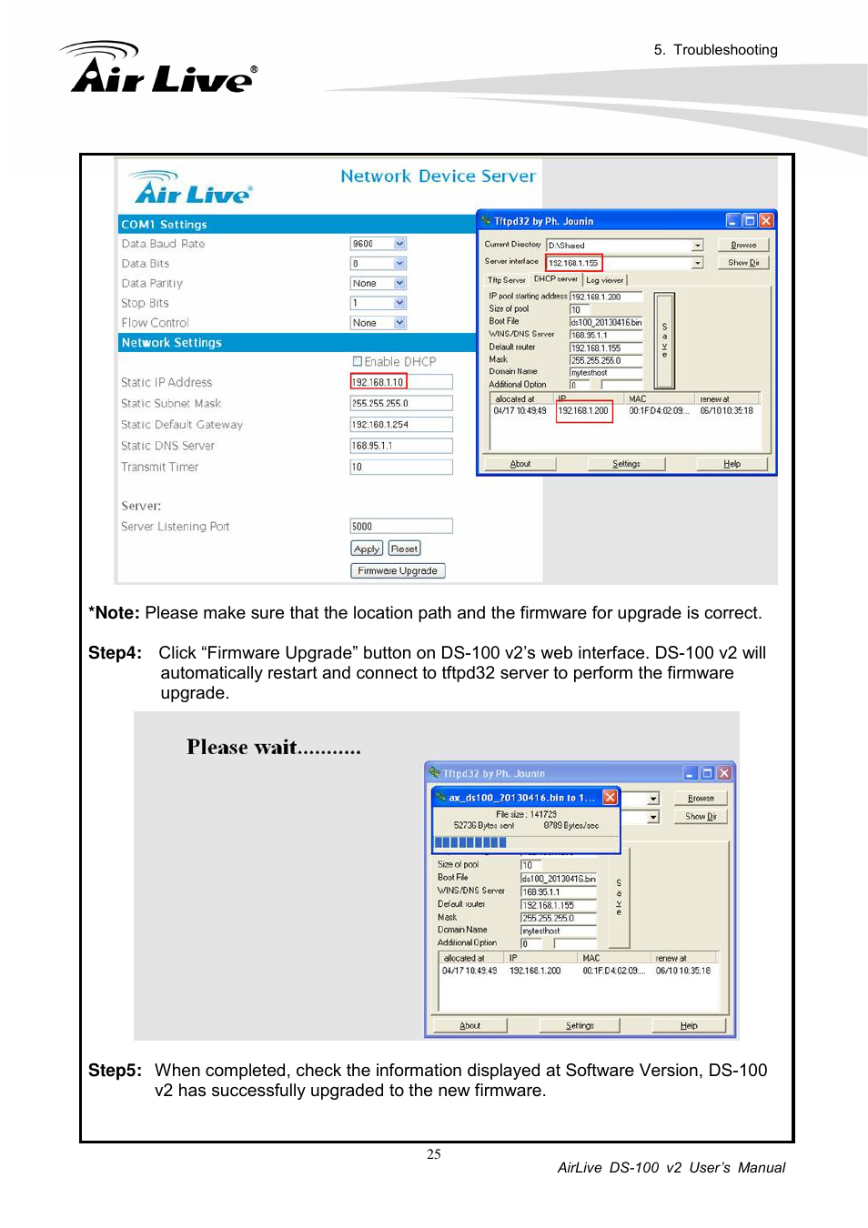 AirLive DS-100 v2 User Manual | Page 28 / 36