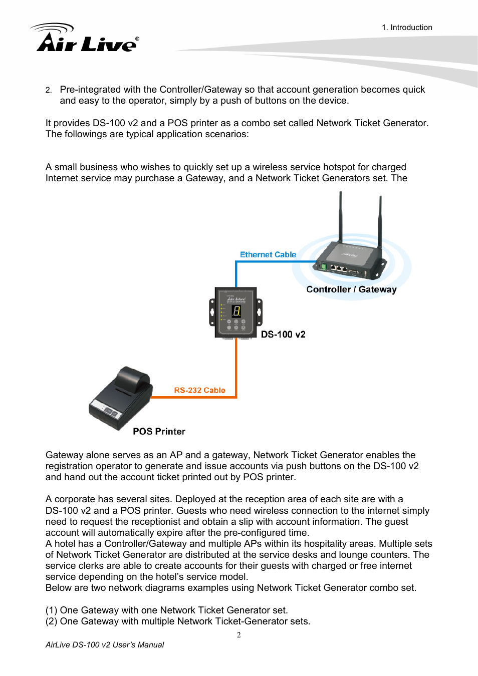 AirLive DS-100 v2 User Manual | Page 5 / 36