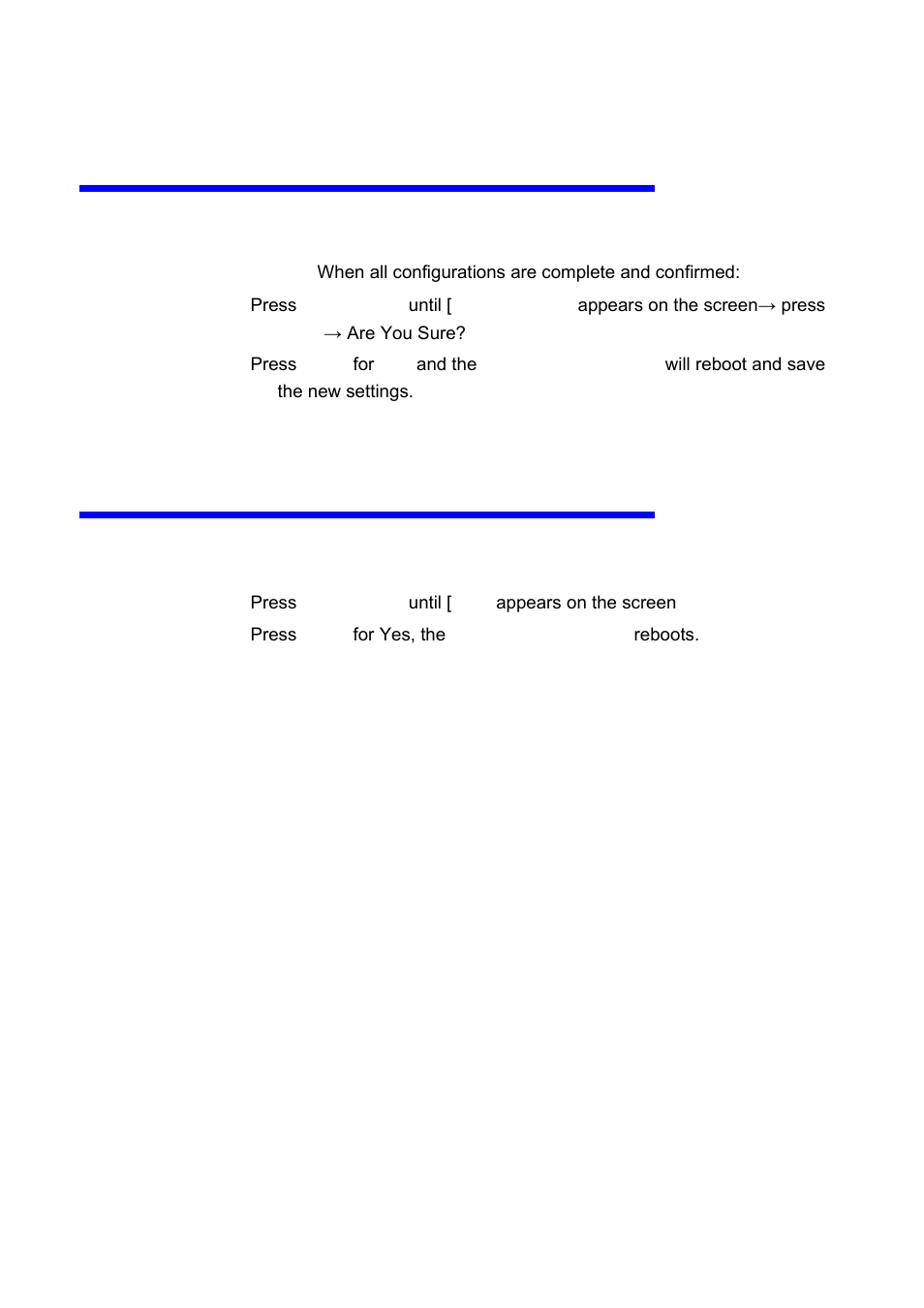 Saving settings, Exit settings | AirLive ePhone-1000S User Manual | Page 24 / 46