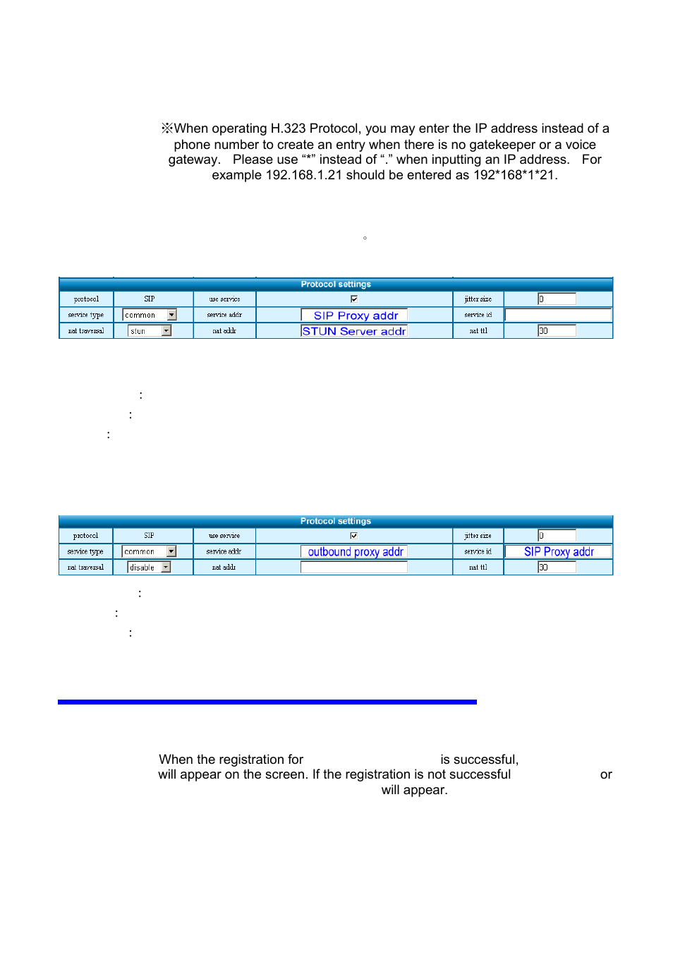 Registration message | AirLive ePhone-1000S User Manual | Page 38 / 46