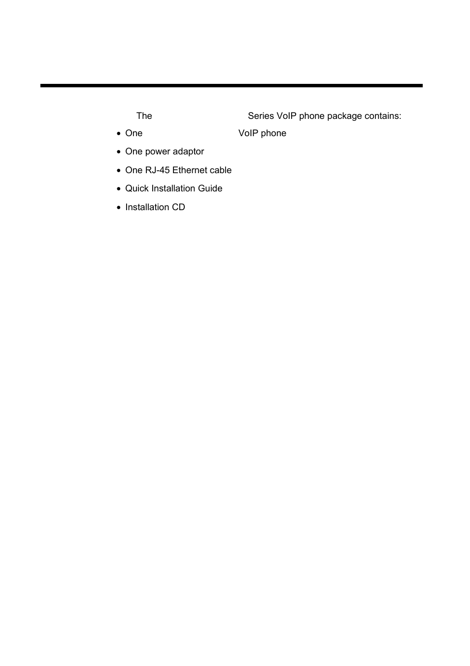 Package contents | AirLive ePhone-1000S User Manual | Page 8 / 46