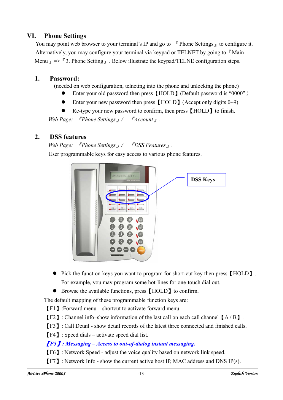 AirLive ePhone-2000S User Manual | Page 17 / 26