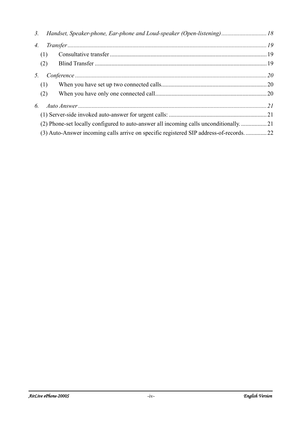 AirLive ePhone-2000S User Manual | Page 4 / 26