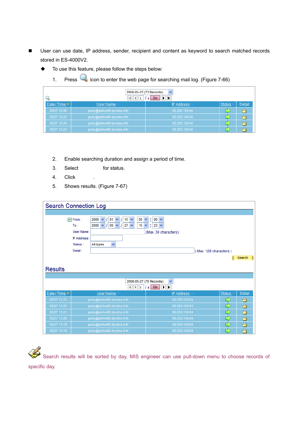 3 pop3 / imap | AirLive ES-4000 v2 User Manual | Page 118 / 168