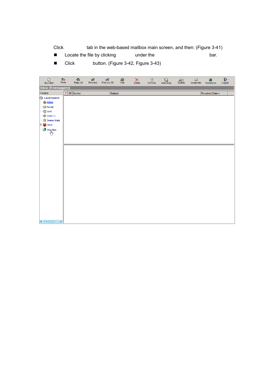 4 using web disk to transfer large file | AirLive ES-4000 v2 User Manual | Page 39 / 168