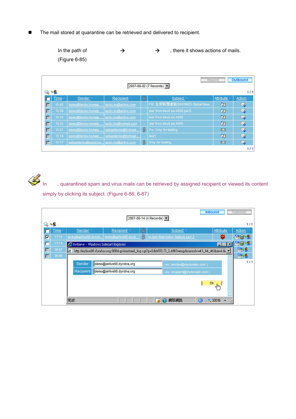 AirLive ES-6000 User Manual | Page 150 / 221
