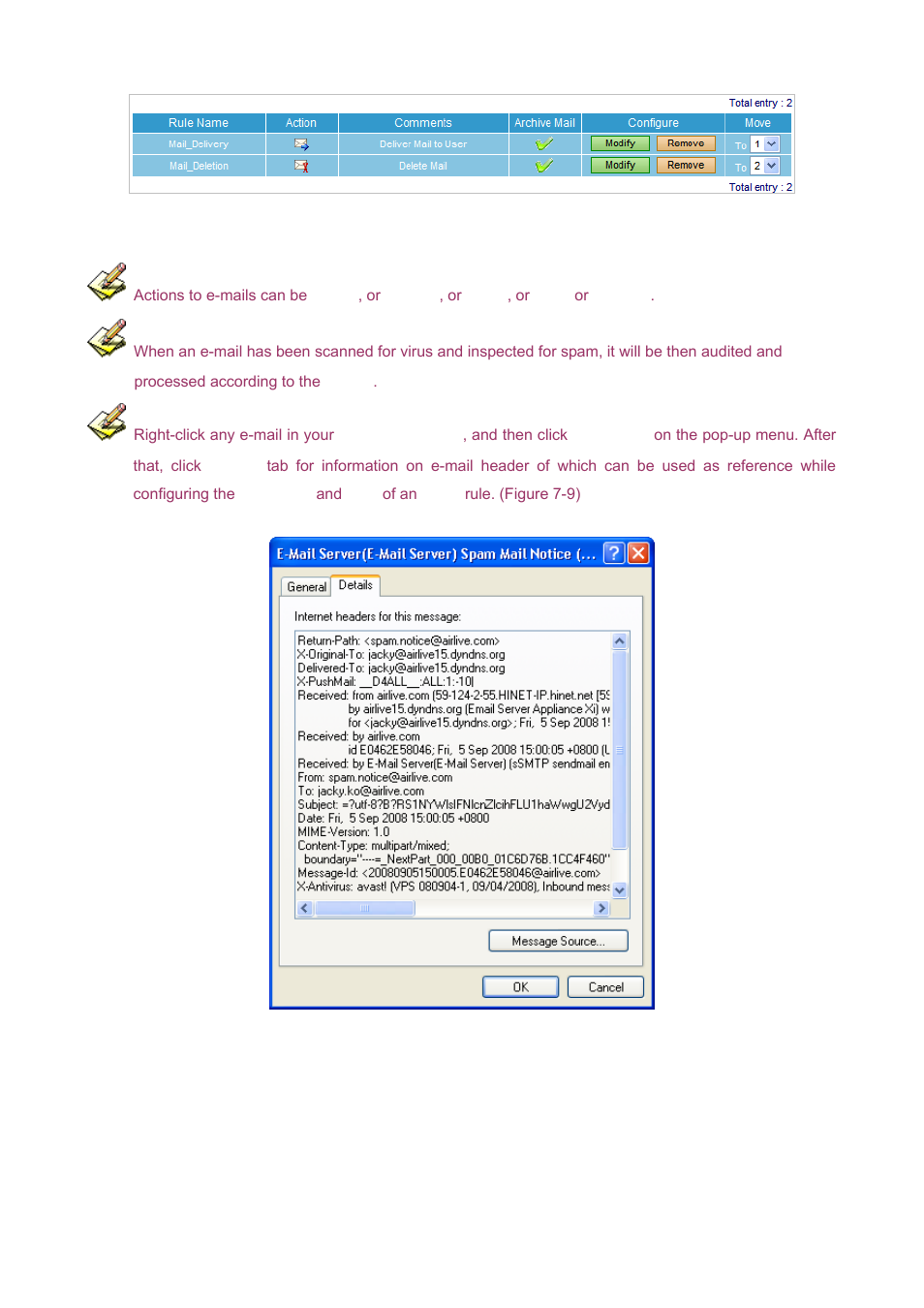 AirLive ES-6000 User Manual | Page 157 / 221