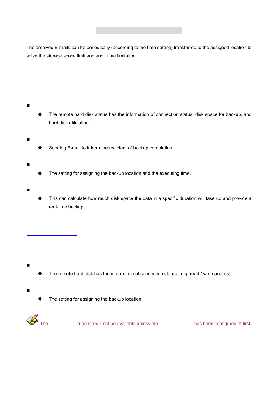 Chapter 9 remote backup, 1 backup setting, 2 browse setting | AirLive ES-6000 User Manual | Page 175 / 221