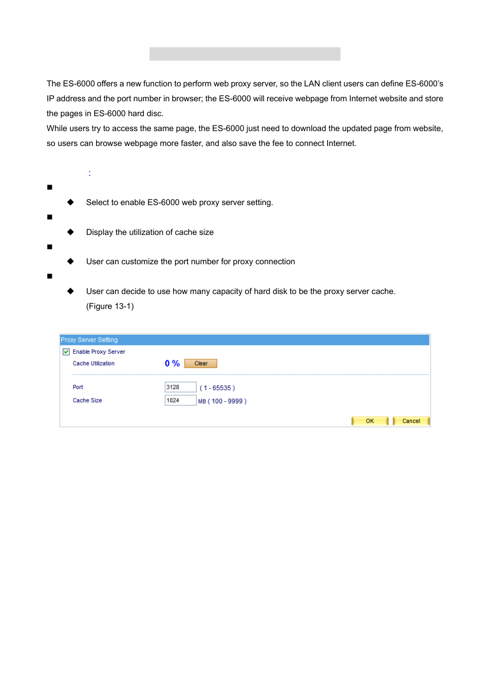 Chapter 13 proxy server settings | AirLive ES-6000 User Manual | Page 213 / 221