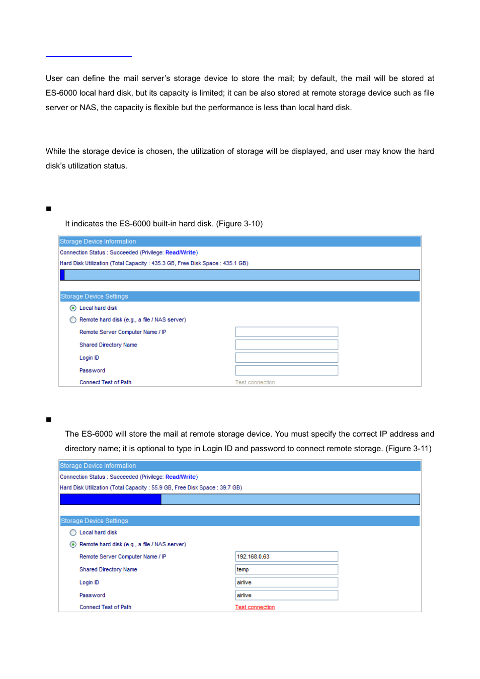 4 storage device | AirLive ES-6000 User Manual | Page 24 / 221