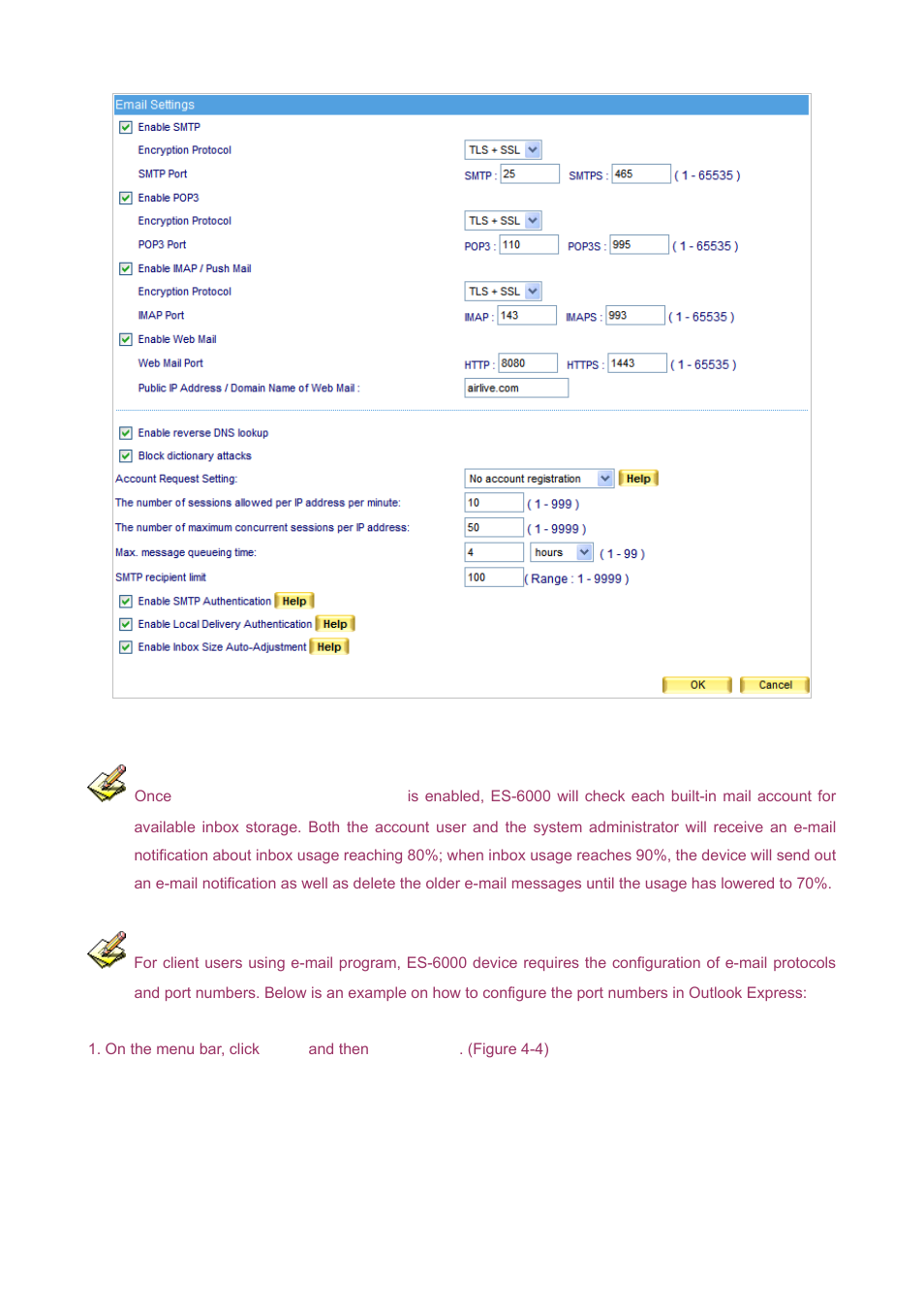 AirLive ES-6000 User Manual | Page 30 / 221