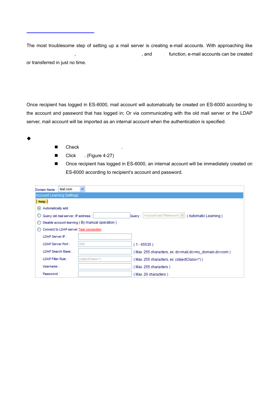 2 account management | AirLive ES-6000 User Manual | Page 42 / 221