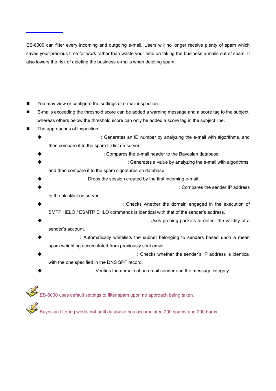 2 anti-spam | AirLive ES-6000 User Manual | Page 98 / 221