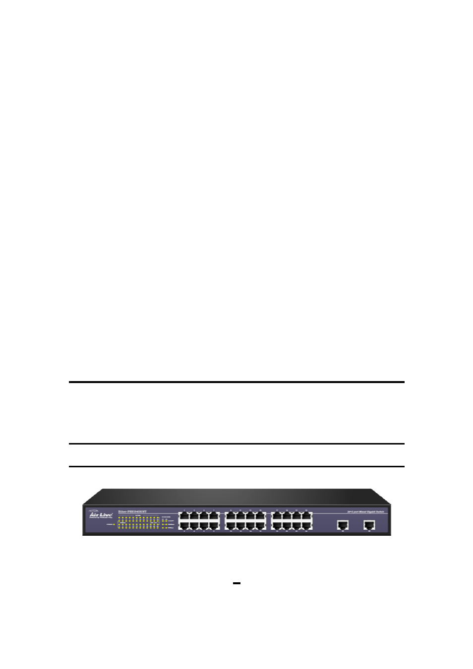 Identifying external components, Front panel | AirLive Ether-FSH2402NT User Manual | Page 14 / 19