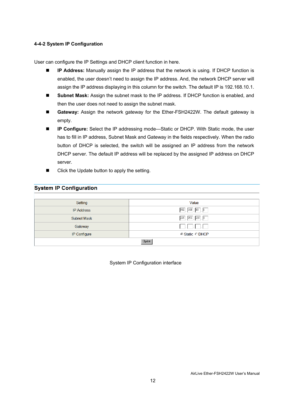 AirLive Ether-FSH2422W User Manual | Page 18 / 55