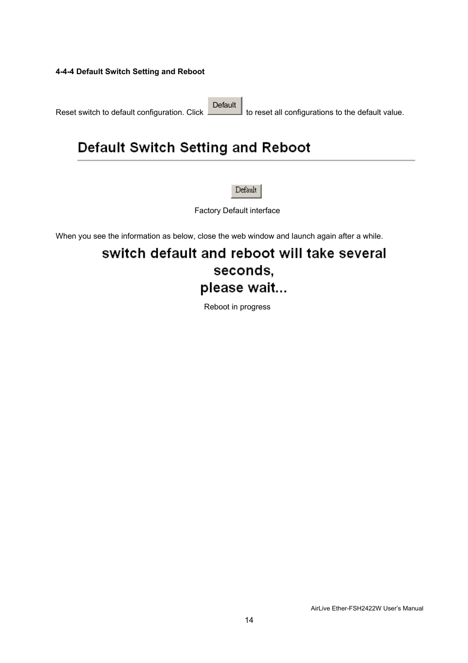 AirLive Ether-FSH2422W User Manual | Page 20 / 55