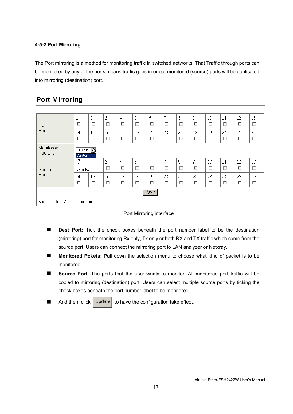 AirLive Ether-FSH2422W User Manual | Page 23 / 55